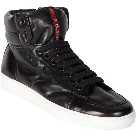 prada erkek sneakers|high top prada sneakers.